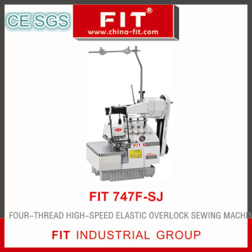 Super High Speed Overlock Machine with Elastic Lace Attaching